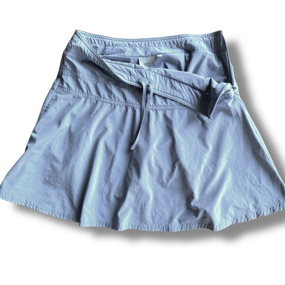 Athleta Everyday Skort Skirt Sz 8 Grafite Gray Lightweight Quick Dry Outdoors - Picture 1 of 10